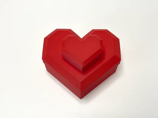 Angular Heart Box (Vase Mode) — Image 5 of 5