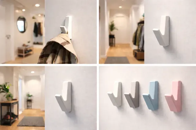 designer Wall Hook – Hidden Screws, Clean Design — Фото 4 из 8