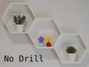 Honeycomb Wall Shelf – Modular Hexagon Wall Art