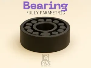 Parametric Print-In-Place Bearing | PAX Designs