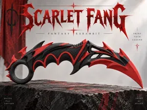 SCARLET FANG – Two-Color Fantasy Karambit NO AMS