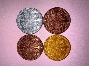 St. Patrick’s Day Lucky Coin – Four Leaf Clover