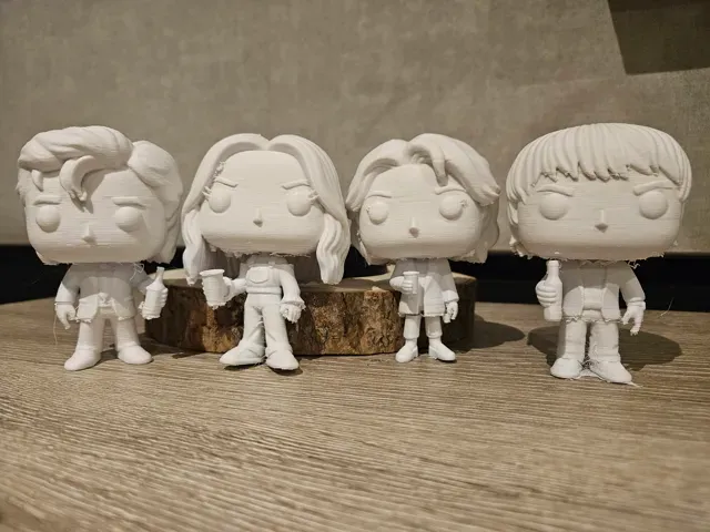Stranger Things Rooftop Scene Chibis — Фото 2 из 3