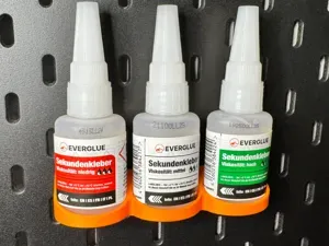 Everglue super glue holder (3-slot) for Skadis