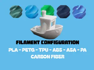 Configuración para casi todos los filamentos