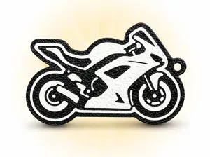 Llavero de Moto Deportiva – 2D / Multicolor