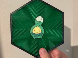#406 Budew Hex Wall Art