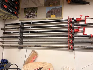 3/4" pipe clamp rack