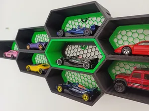 Modular hexagon wall display toy car 1/64 NO AMS