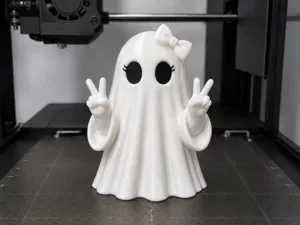 Peace Ghost Girl – Cute Halloween Decoration