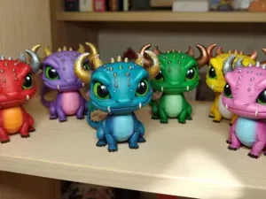Cute Chibi Dragon – Der süßeste Drache ever!