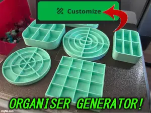 Ultimate organiser generator! Trays, Cups, Boxes!