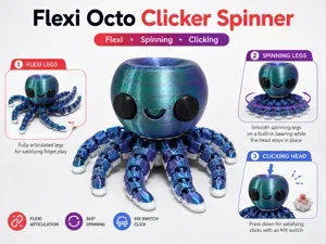 Flexi Octo Clicker Spinner