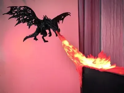 Undead Dragon Lights Up on PC Boot — Monitor Buddy — Фото 2 из 6