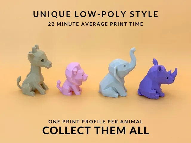 Cute Mini Figurine Pack - Safari Edition — Image 2 of 6