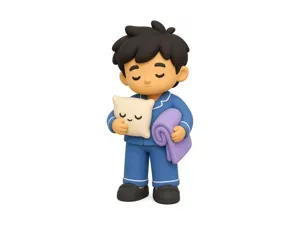 Cat Nap Mini Figure - Cute Desk Collectible