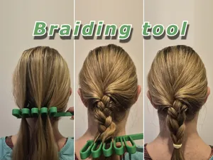 Regular and french braiding tool