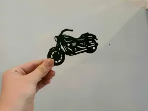 Classic Cruiser Motorcycle Keychain