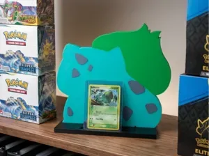 Bulbasaur Pokemon card display stand