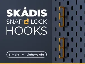 IKEA Skadis Snap Lock Hooks