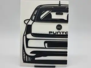 2D Wall Art Fiat Punto
