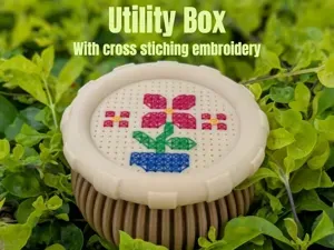Embroidery Utility Box | Organizer for Small Items