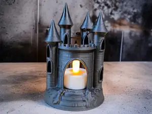 Enchanted Castle Candle Holder