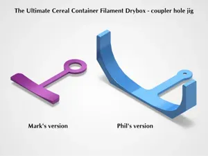 Ultimate Filament Drybox Coupler Hole Jig