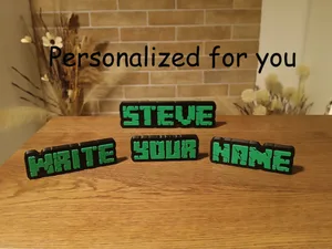 Minecraft Name Personalized