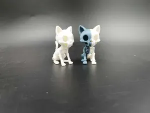 Skeleton Cat Cute- Kawaii - Toy - Halloween