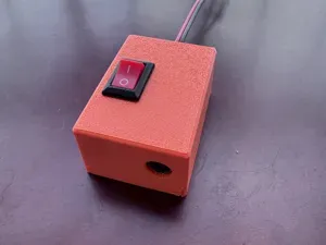 DC Female Jack & Rocker Switch Enclosure