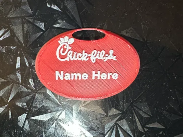 Chick-Fil A Name tag