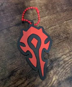 World of Warcraft Horde Symbol Keychain from WoW