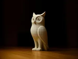 Escultura de búho - Sin soportes