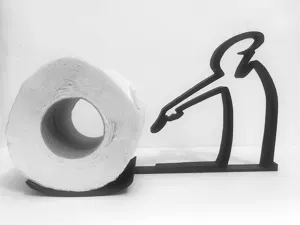 La linea for toilet paper