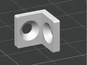 Small holder handle straight angle 90 degrees m3