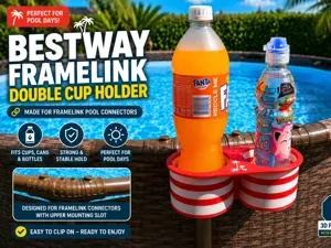 Bestway FrameLink Double Cup Holder