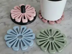 Flower Mug Coaster (Stackable Holder)