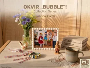 Pearl Bubble Picture Frame 15x20 cm