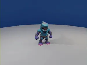 Shark man model for DND / tabletop games