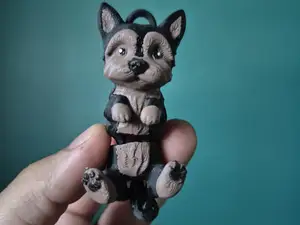Articulated Yorkshire Terrier Keychain