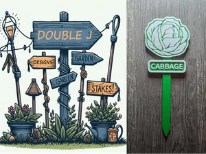 CABBAGE - Garden Stake