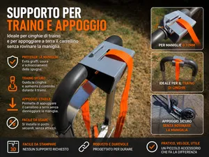 Supporto per appoggio e trasporto carrellino
