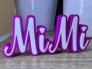 MIMI name names name design ornament nameplate