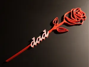 Valentines / Dad's day Dad Rose 2 Colors