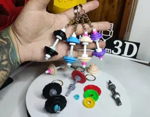 Keychain GYM Dumbbells v3
