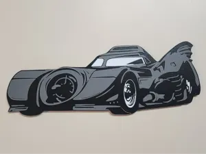 Batmobile Wall Art