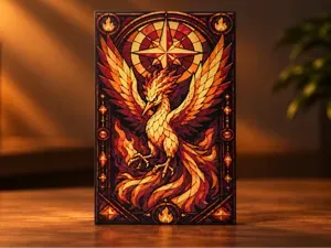 Moltres - Hueforge Wall Art