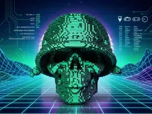 8bit War Skull
