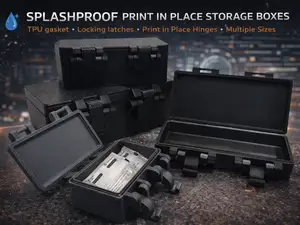 Waterproof Latch Sealed Boxes - Print-in-Place
